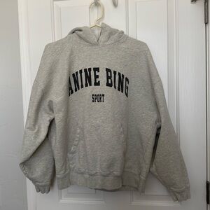 Anine Bing HARVEY SWEATSHIRT - HEATHER GREY